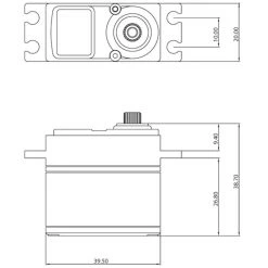 ProTek RC 130SS Standard Digital "Super Speed" Metal Gear Servo (High Voltage) 11 ProTek RC 130SS Standard Digital "Super Speed" Metal Gear Servo (High Voltage) -ProTek RC Sales 2022 ptk 130ss 3