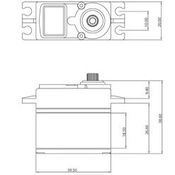 ProTek RC 130T Standard Digital "High Torque" Metal Gear Servo (High Voltage) 11 ProTek RC 130T Standard Digital "High Torque" Metal Gear Servo (High Voltage) -ProTek RC Sales 2022 ptk 130t 3
