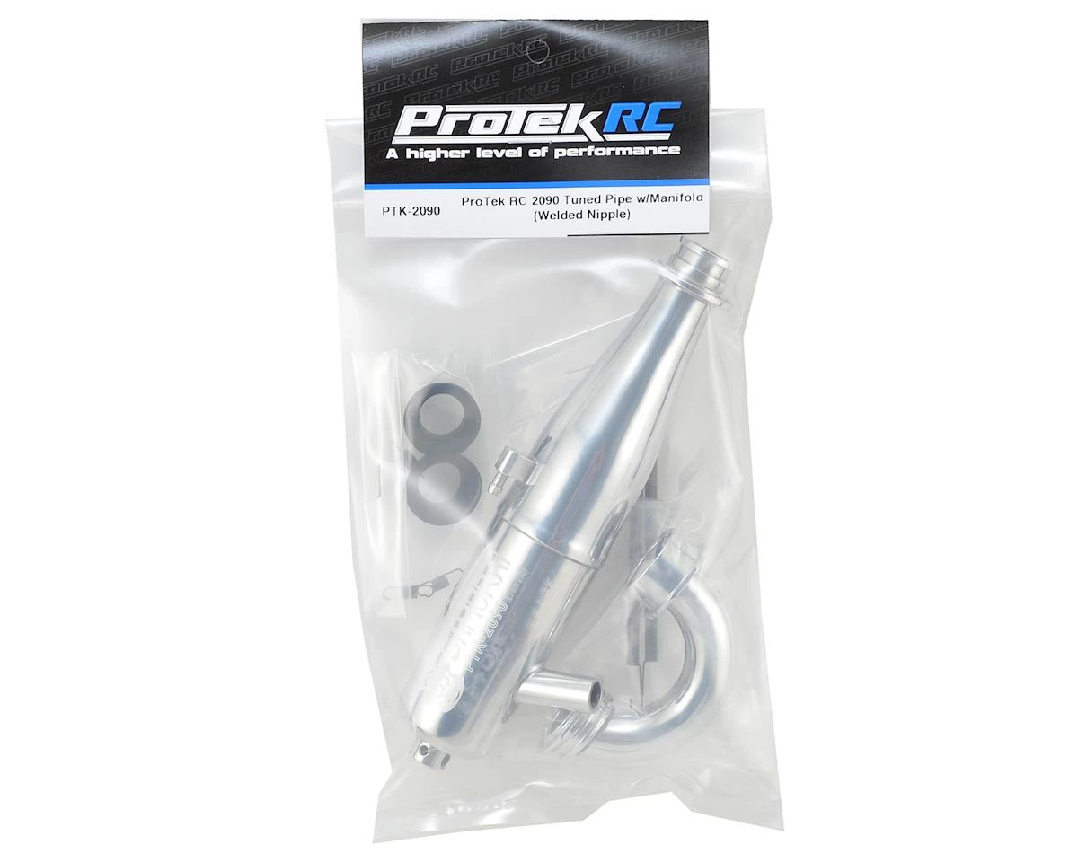 ProTek RC 2090 Tuned Exhaust Pipe w/75mm Manifold (Welded Nipple) 4 ProTek RC 2090 Tuned Exhaust Pipe w/75mm Manifold (Welded Nipple) - Image 2