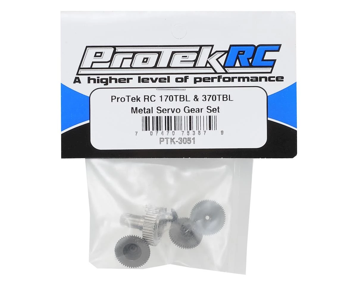 ProTek RC 170TBL & 370TBL Metal Servo Gear Set 4 ProTek RC 170TBL & 370TBL Metal Servo Gear Set - Image 2