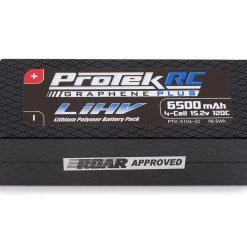 ProTek RC 4S 120C Low IR Si-Graphene + HV LiPo Battery (15.2V/6500mAh) w/5mm Connector (ROAR Approved)