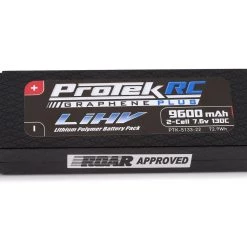 ProTek RC 2S 130C Low IR Si-Graphene + HV LiPo Battery (7.6V/9600mAh) w/5mm Connectors (ROAR Approved)