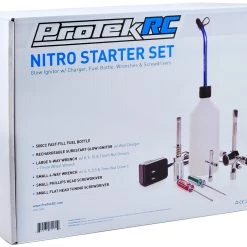 ProTek RC Nitro Starter Set w/Glow Ignitor, Fuel Bottle, Wrenches & Screwdrivers -ProTek RC Sales 2022 ptk 7601 1