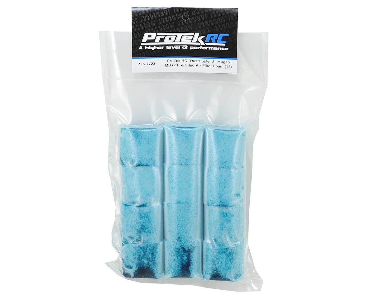 ProTek RC "DustBuster 2" Mugen MBX8 & MBX7 Pre-Oiled Air Filter Foam (12) 4 ProTek RC "DustBuster 2" Mugen MBX8 & MBX7 Pre-Oiled Air Filter Foam (12) - Image 2