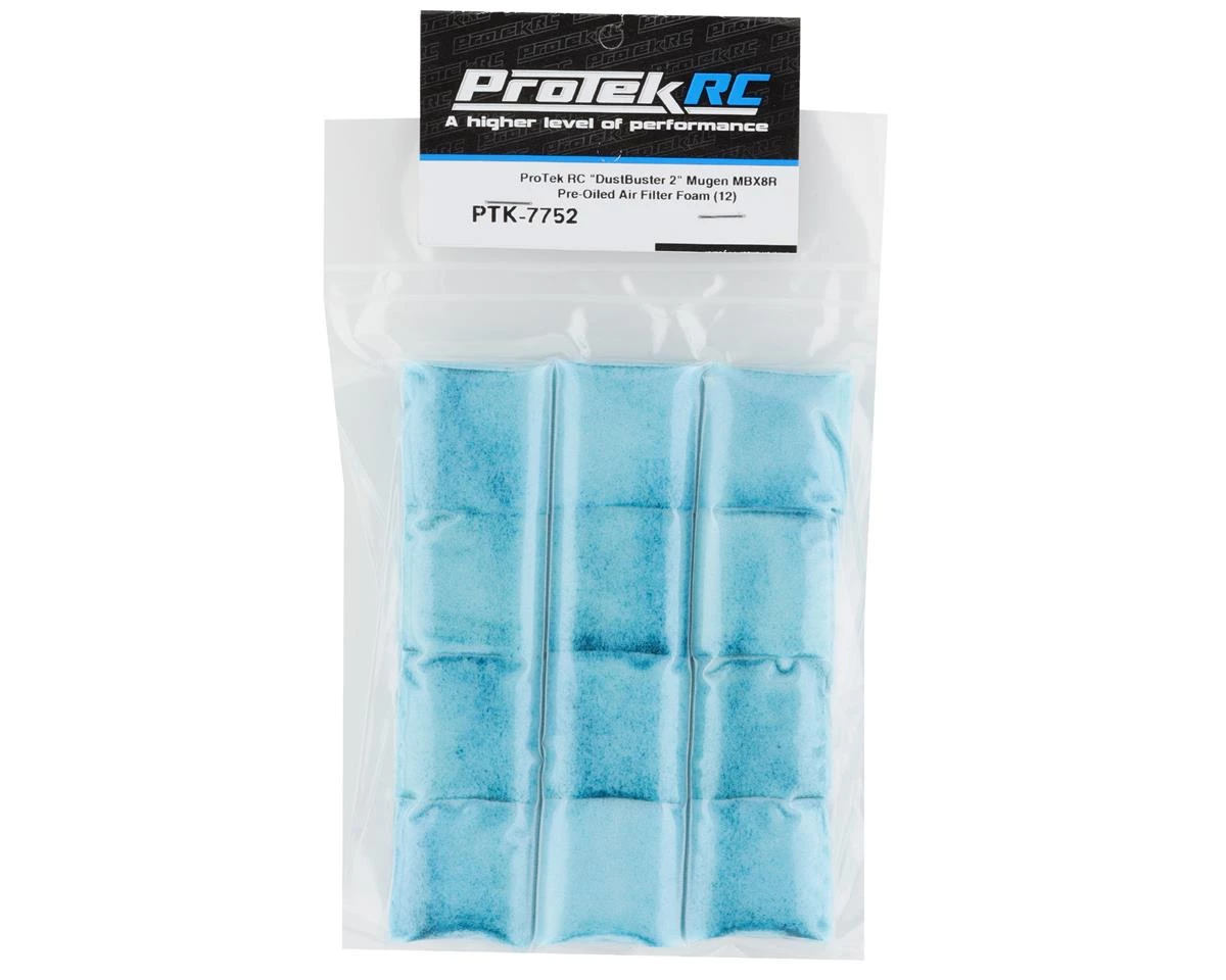 ProTek RC "DustBuster 2" Mugen MBX8R Pre-Oiled Air Filter Foam (12) 4 ProTek RC "DustBuster 2" Mugen MBX8R Pre-Oiled Air Filter Foam (12) - Image 2